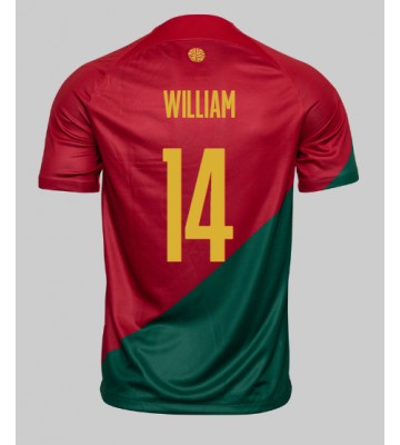 Portugalia William Carvalho #14 Koszulka Podstawowych MŚ 2022 Krótki Rękaw